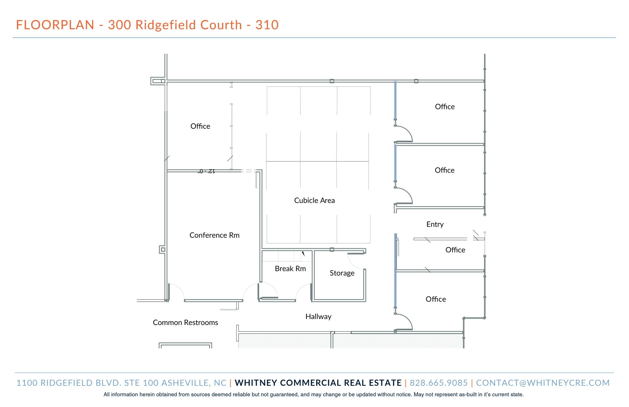 300 Ridgefield Ct, Asheville, NC à louer Plan de site– Image 1 sur 1