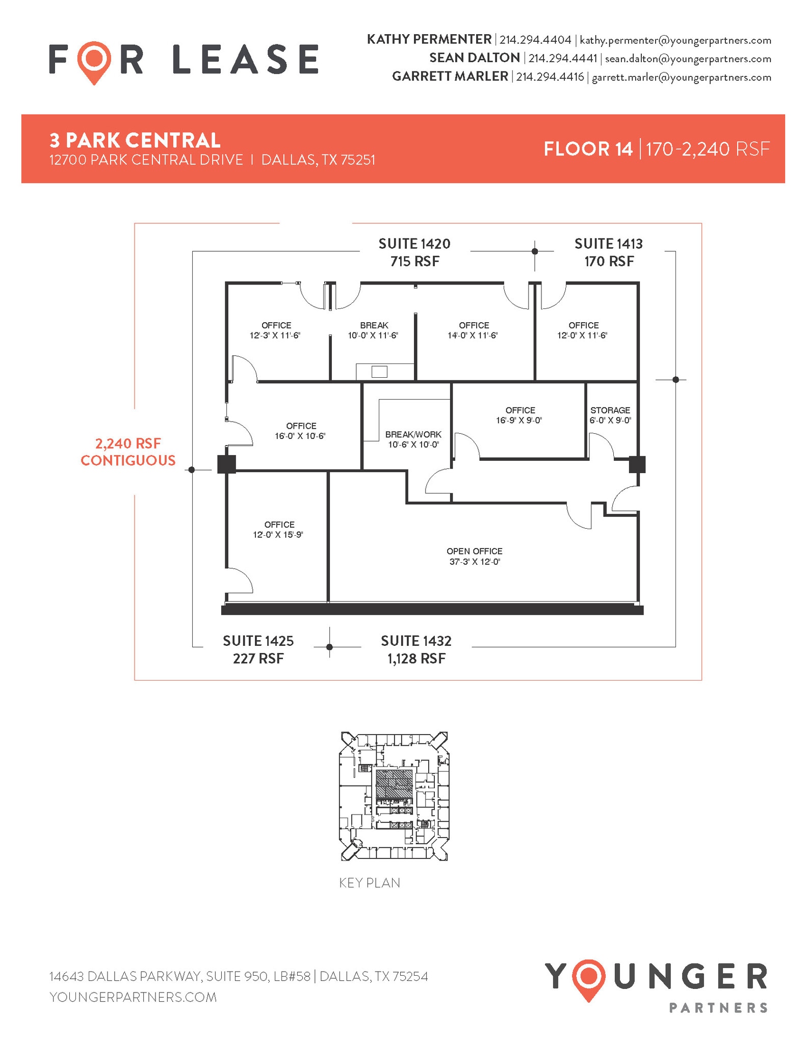 12700 Park Central Dr, Dallas, TX à louer Plan d’étage– Image 1 sur 1