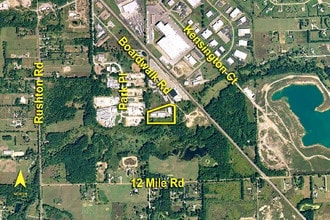 8196-8198 Boardwalk Dr, Brighton, MI - VUE AÉRIENNE  vue de carte