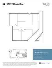 19772 MacArthur Blvd, Irvine, CA à louer Plan d’étage– Image 1 sur 1