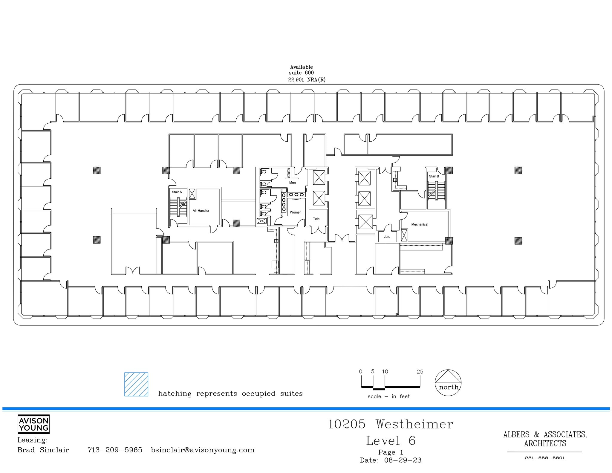 10205 Westheimer Rd, Houston, TX à louer Plan de site– Image 1 sur 2