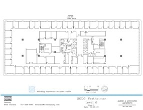 10205 Westheimer Rd, Houston, TX à louer Plan de site– Image 1 sur 2