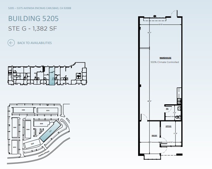 5205 Avenida Encinas, Carlsbad, CA à louer Plan d’étage– Image 1 sur 1