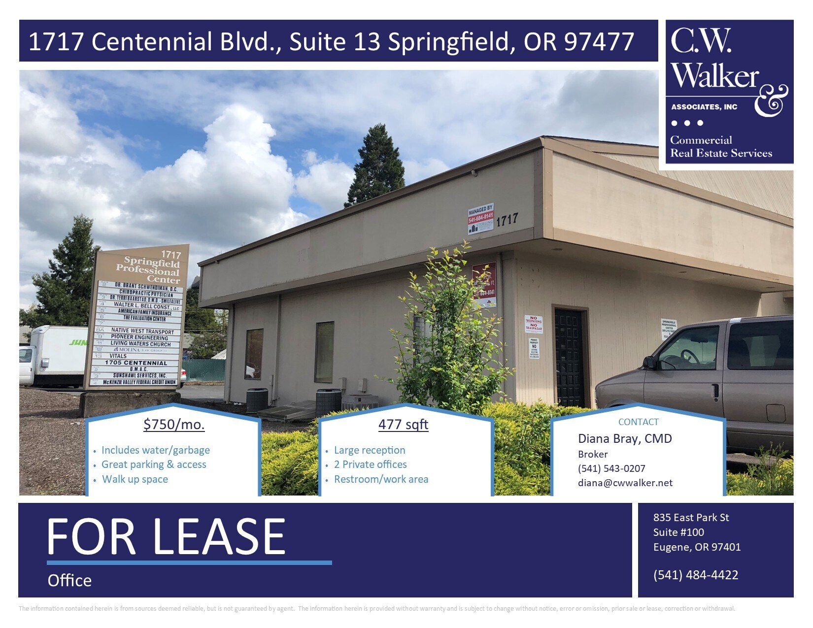 1717 Centennial Blvd, Springfield, OR à louer Photo de l’immeuble– Image 1 sur 1
