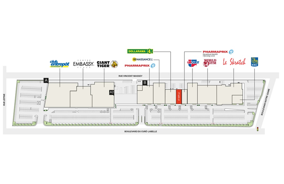 965 Boul Curé-Labelle, Laval, QC à louer - Plan de site – Image 2 sur 8