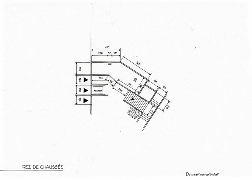 Local commercial dans Saint-Priest à louer - Plan d’étage – Image 3 sur 4