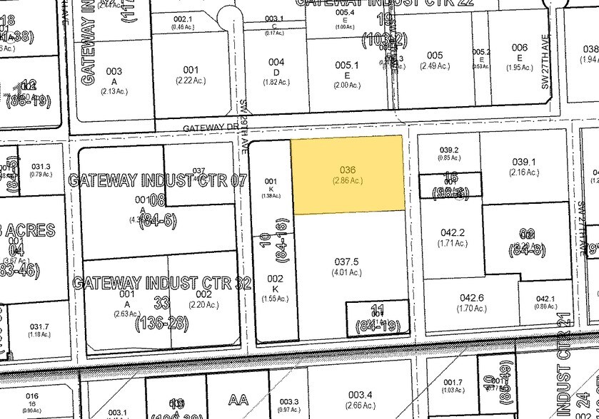 2800 Gateway Dr, Pompano Beach, FL à louer - Plan cadastral – Image 3 sur 31