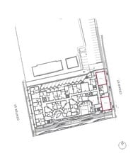 525 Cedar St, Santa Cruz, CA à louer Plan de site– Image 2 sur 2