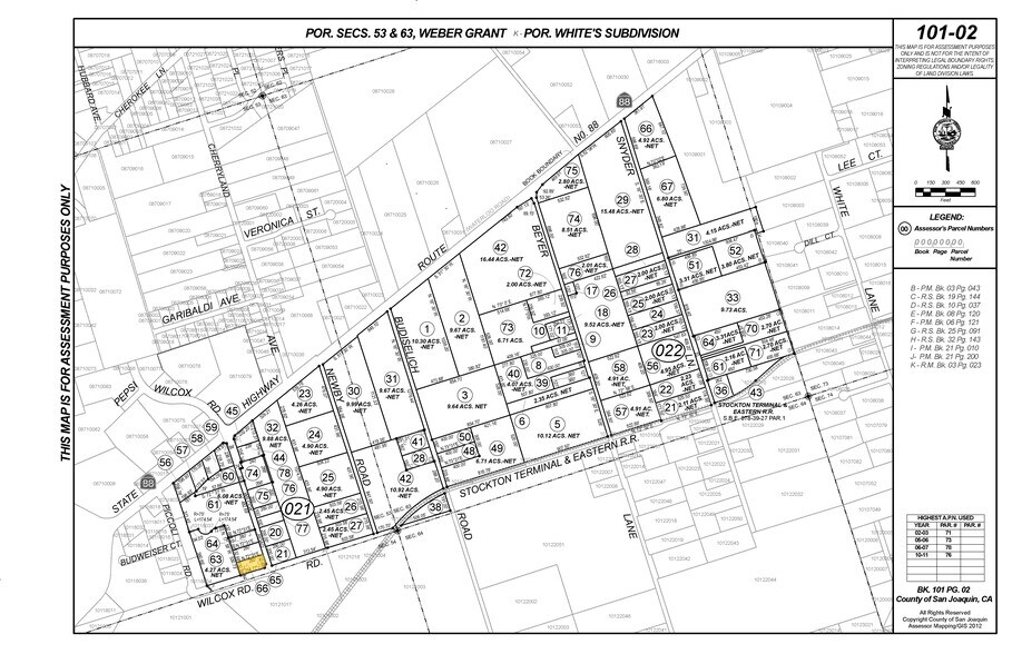 2173 Wilcox Rd, Stockton, CA à louer - Plan cadastral – Image 2 sur 3