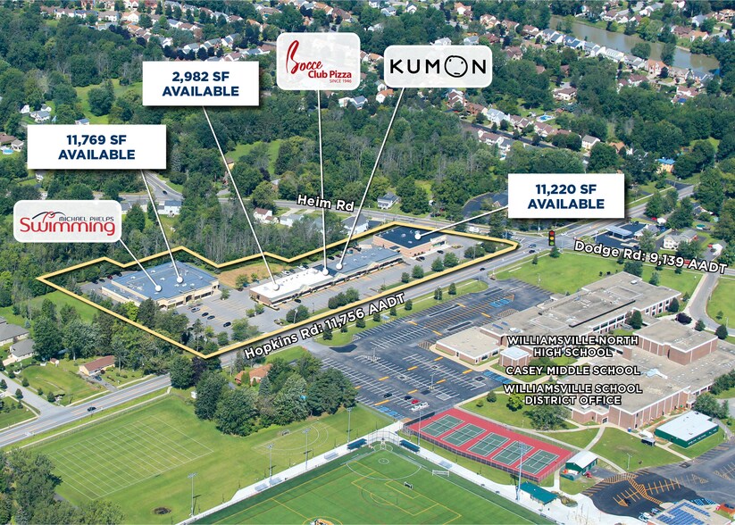1604 Hopkins Rd, Williamsville, NY à louer - Aérien – Image 2 sur 4