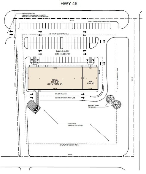 919 State Highway 46 E, Boerne, TX à louer - Plan de site – Image 2 sur 2