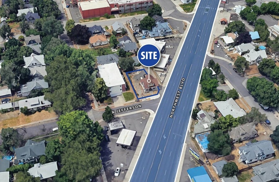2011 N Jefferson St, Spokane, WA à vendre - Plan de site – Image 3 sur 4