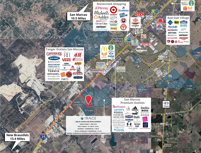 5225 N Interstate 35, San Marcos, TX à vendre - Aérien – Image 2 sur 3