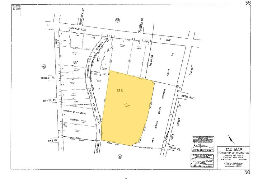468-480 Chancellor Ave, Irvington, NJ à louer - Plan cadastral – Image 2 sur 13