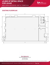 40810 Winchester Rd, Temecula, CA à louer Plan d’étage– Image 1 sur 2