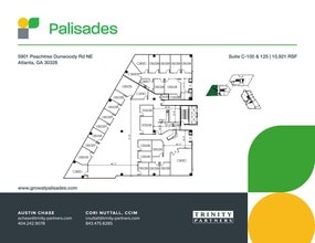 5901 Peachtree Dunwoody Rd NE, Atlanta, GA à louer Plan de site– Image 2 sur 2