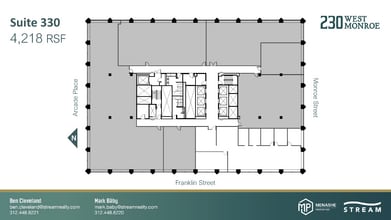 230 W Monroe St, Chicago, IL à louer Plan d’étage– Image 1 sur 1