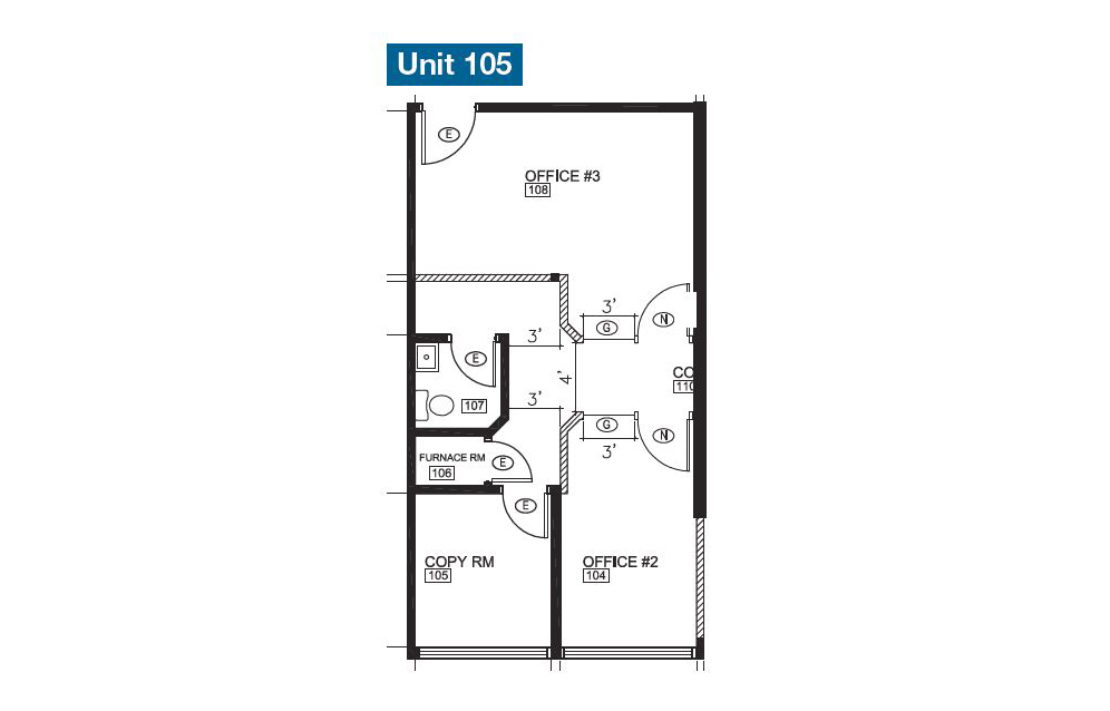 8594 Granville St, Vancouver, BC à louer Plan d’étage– Image 1 sur 1