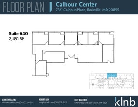 7361 Calhoun Pl, Rockville, MD à louer Plan d’étage– Image 1 sur 7