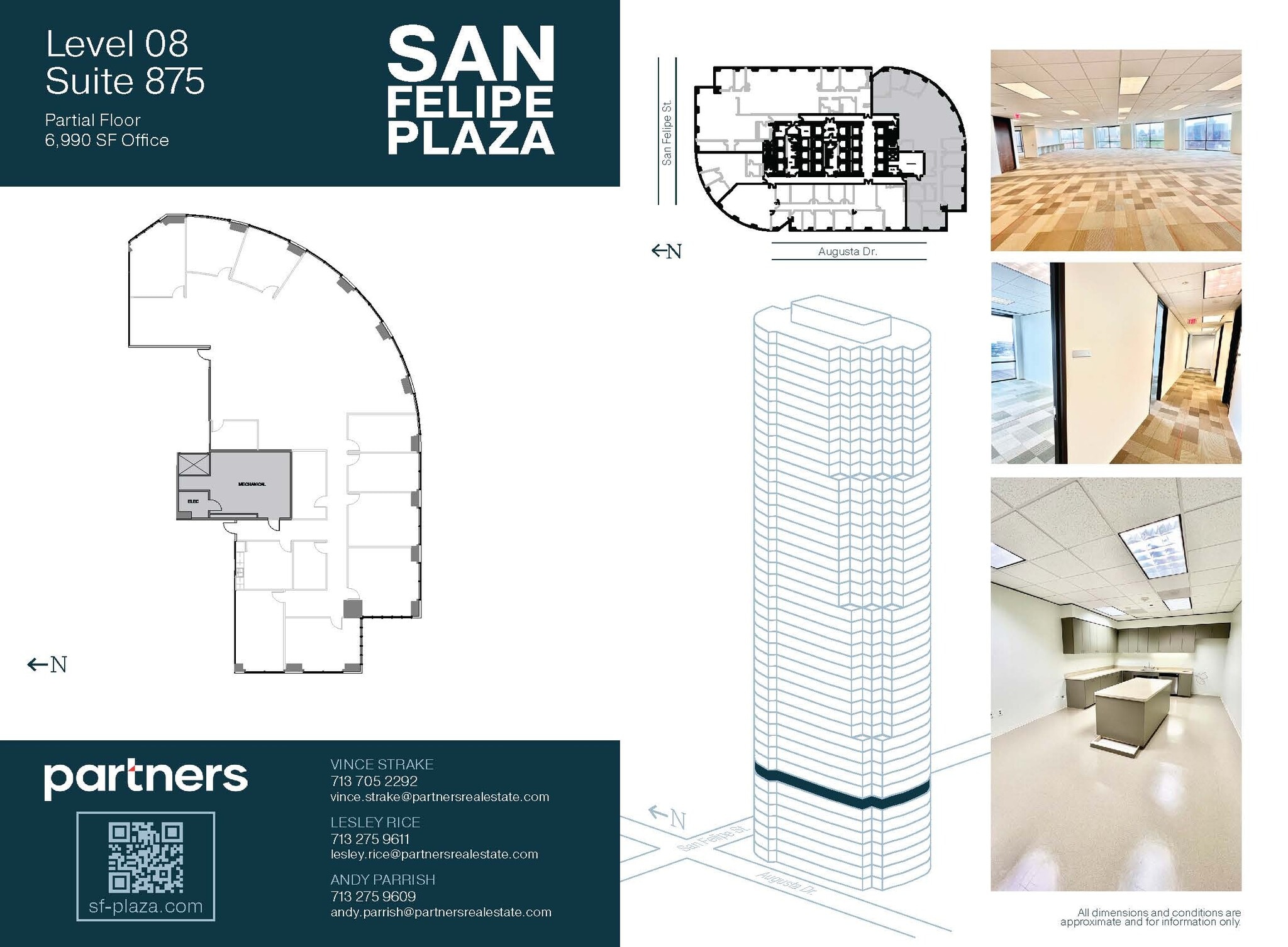 5847 San Felipe St, Houston, TX à louer Plan d’étage– Image 1 sur 2