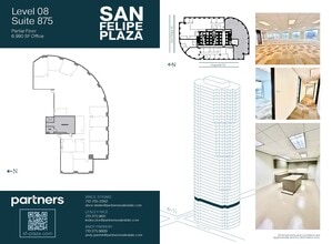 5847 San Felipe St, Houston, TX à louer Plan d’étage– Image 1 sur 2