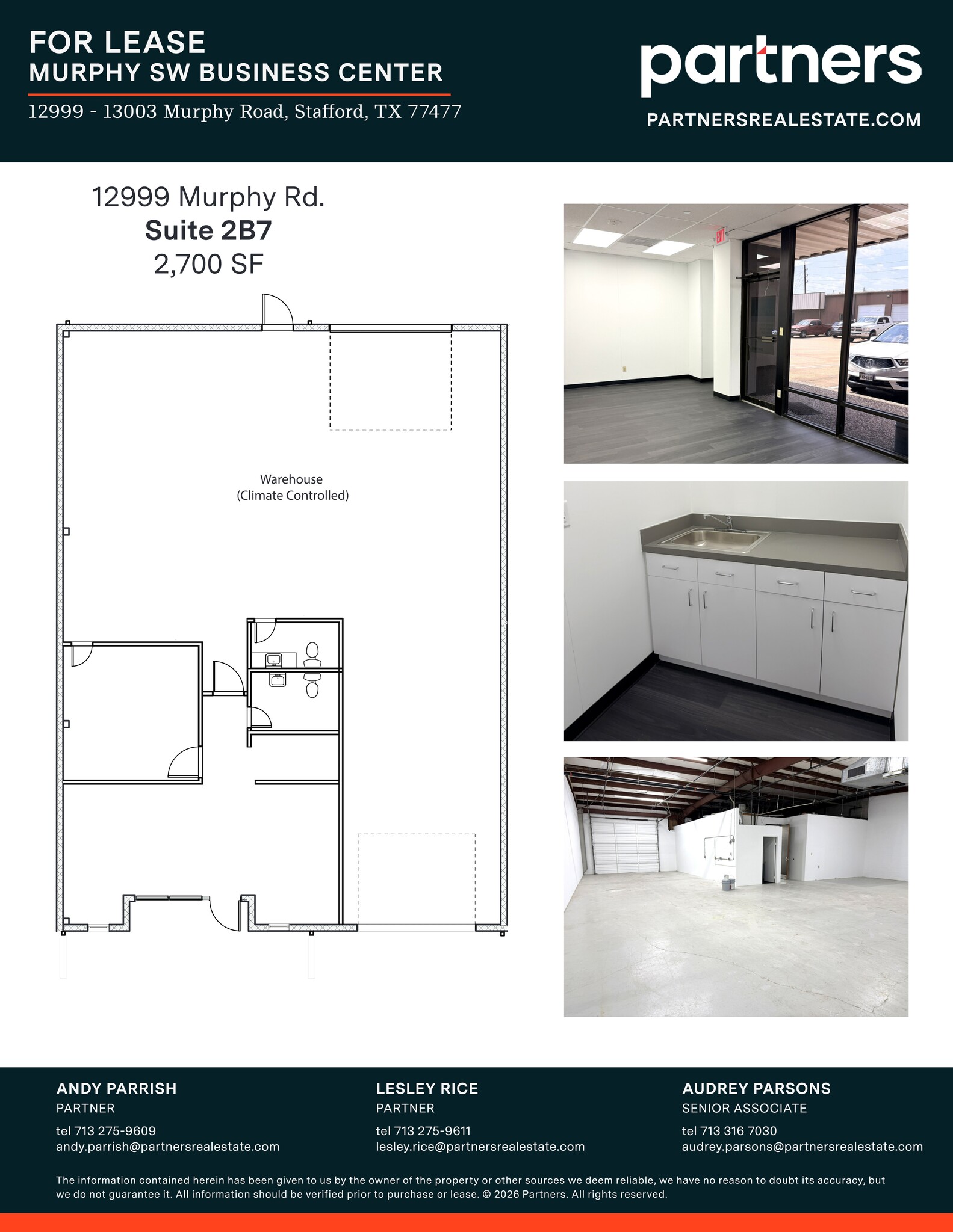 12999-13003 Murphy Rd, Stafford, TX à louer Plan de site– Image 1 sur 1