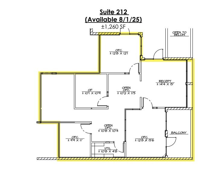 1819 S Dobson Rd, Mesa, AZ à louer Plan d’étage– Image 1 sur 1