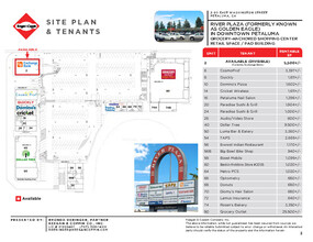 2 E Washington St, Petaluma, CA à louer Plan de site– Image 2 sur 2