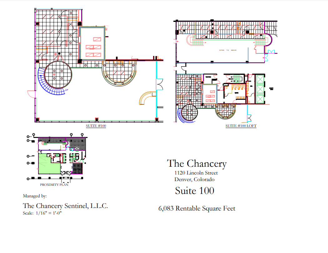 1120 Lincoln St, Denver, CO à louer Plan d’étage– Image 1 sur 1