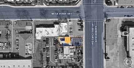 2673 Harbor Blvd, Costa Mesa, CA - Vue aérienne  vue de carte
