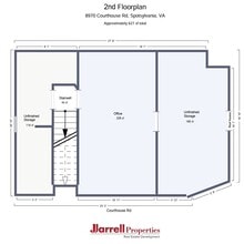 8970 Courthouse Rd, Spotsylvania, VA à louer Plan d’étage– Image 2 sur 3