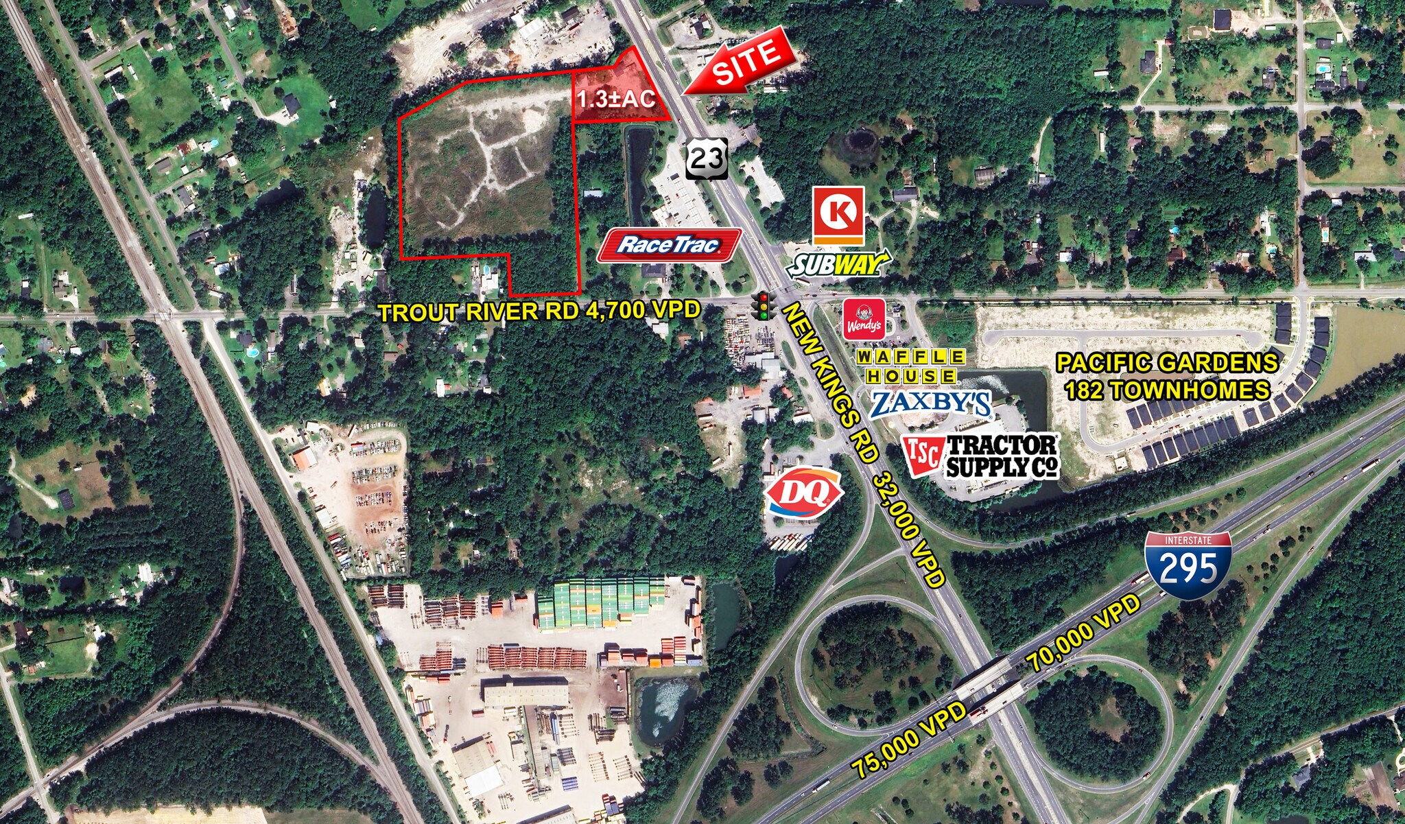 6553 Trout River Blvd, Jacksonville, FL à vendre Photo principale– Image 1 sur 5