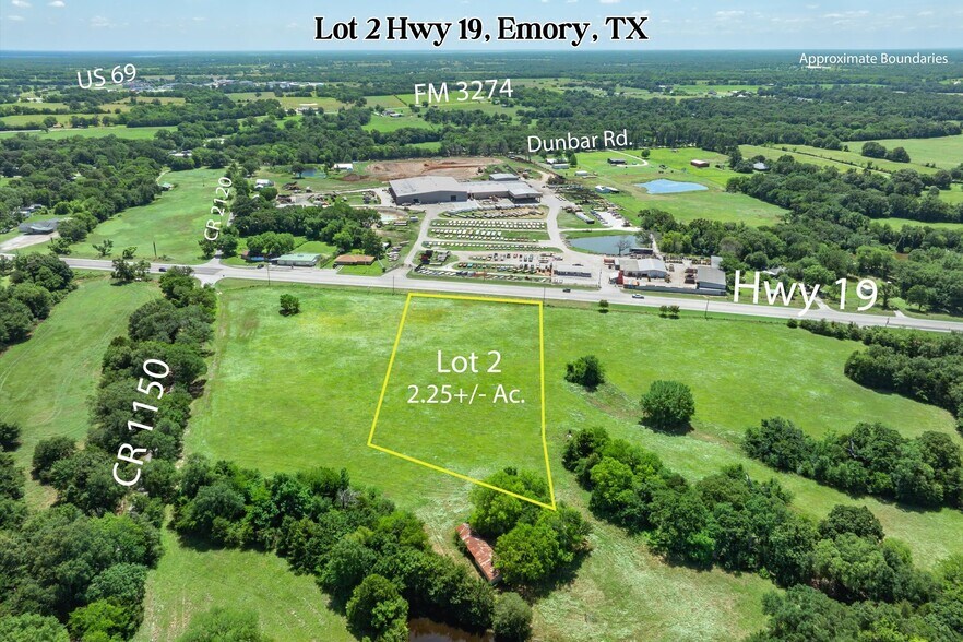 Lot 2 State Hwy 19,, Emory, TX à vendre - Photo de l’immeuble – Image 1 sur 25