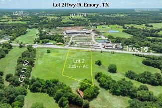 Plus de détails pour Lot 2 State Hwy 19,, Emory, TX - Terrain à vendre