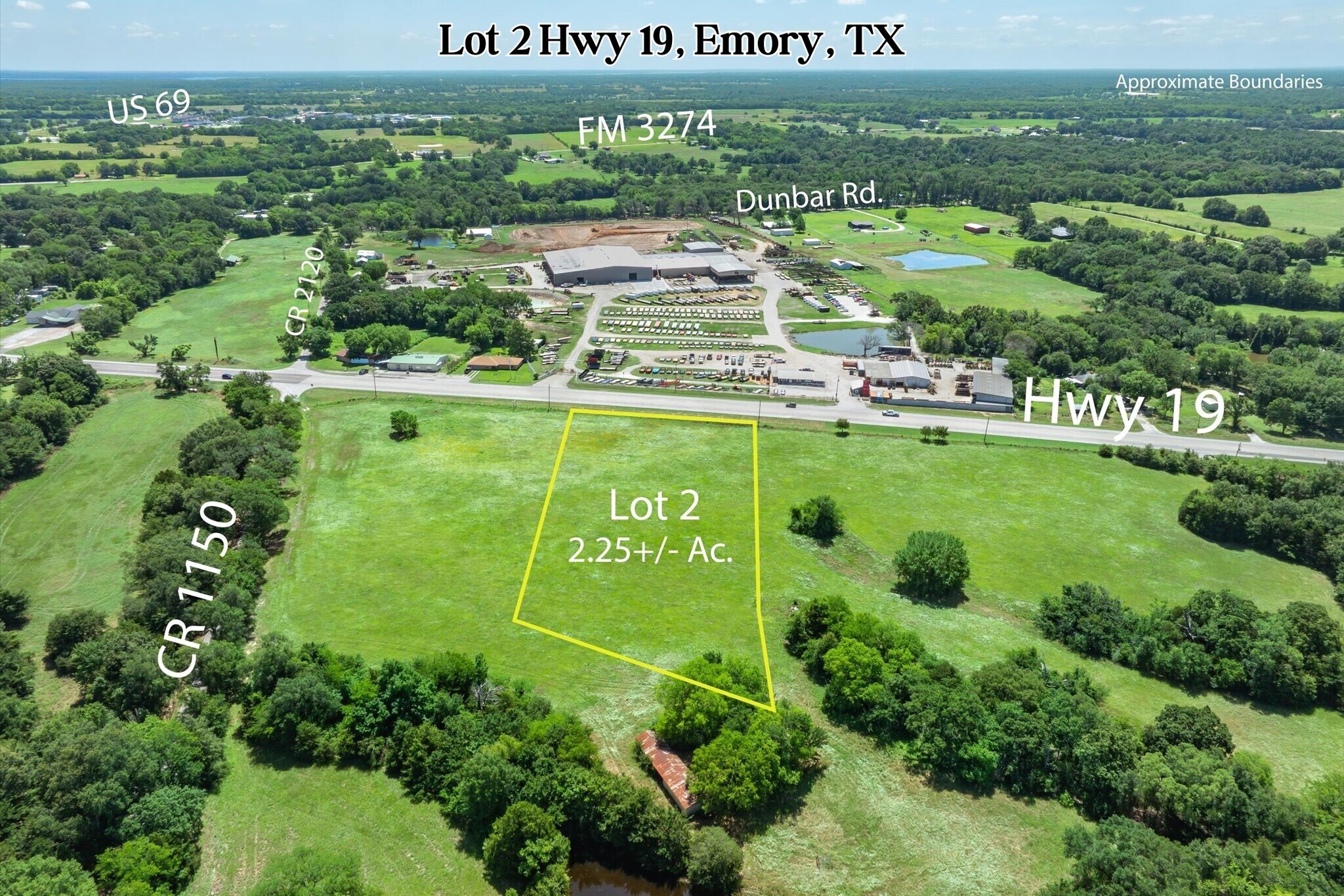 Lot 2 State Hwy 19,, Emory, TX à vendre Photo de l’immeuble– Image 1 sur 26