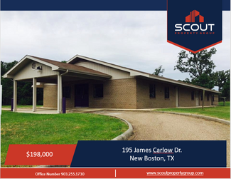 Plus de détails pour 195 James Carlow Dr, New Boston, TX - Bureau à vendre