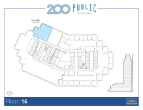 200 Public Sq, Cleveland, OH à louer Plan d’étage– Image 1 sur 1