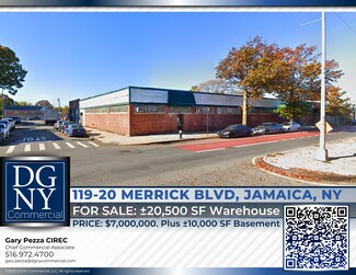 Plus de détails pour 11920 Merrick Blvd, Jamaica, NY - Industriel/Logistique à vendre