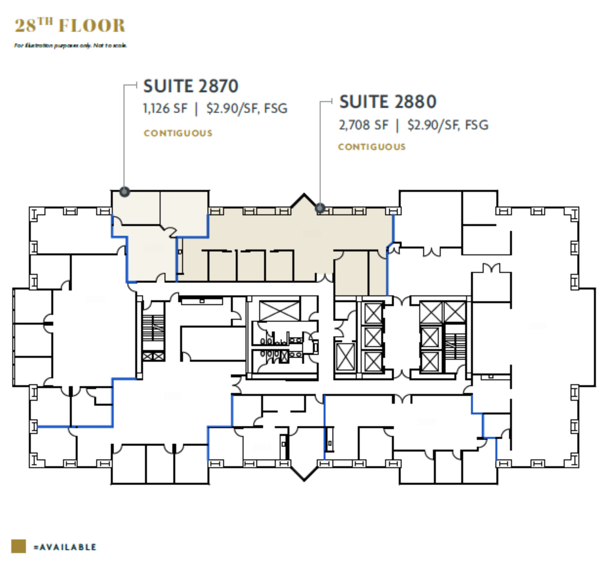 750 B St, San Diego, CA à louer Plan d’étage– Image 1 sur 1