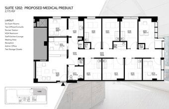 110 E 60th St, New York, NY à louer Plan d’étage– Image 1 sur 1