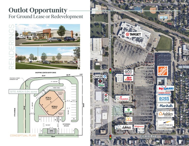 300-700 Broadview Village Sq, Broadview, IL à louer - Plan d’étage – Image 3 sur 27