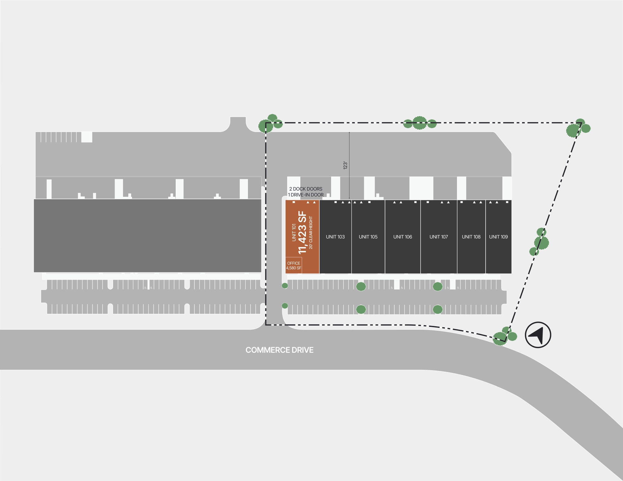 4455 Commerce Dr, Buford, GA à louer Plan de site– Image 1 sur 1