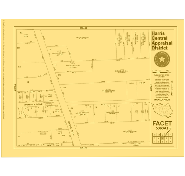 643 Aldine Mail Route Rd, Houston, TX à louer - Plan cadastral – Image 3 sur 3