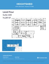 427 W 20th St, Houston, TX à louer Plan d’étage– Image 1 sur 1