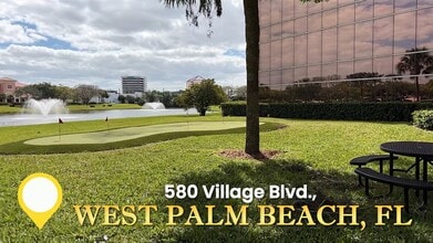 580 Village Blvd, West Palm Beach, FL à louer - Vidéo sur l’annonce professionnelle 