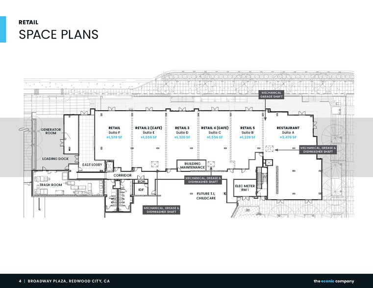 1515 Broadway St, Redwood City, CA à louer - Plan d’étage – Image 3 sur 7