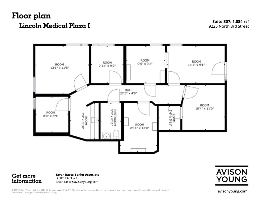 9225 N 3rd St, Phoenix, AZ à louer Plan d’étage– Image 1 sur 1