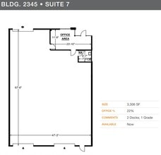2375 Michael Faraday Dr, San Diego, CA à louer Plan d’étage– Image 2 sur 2