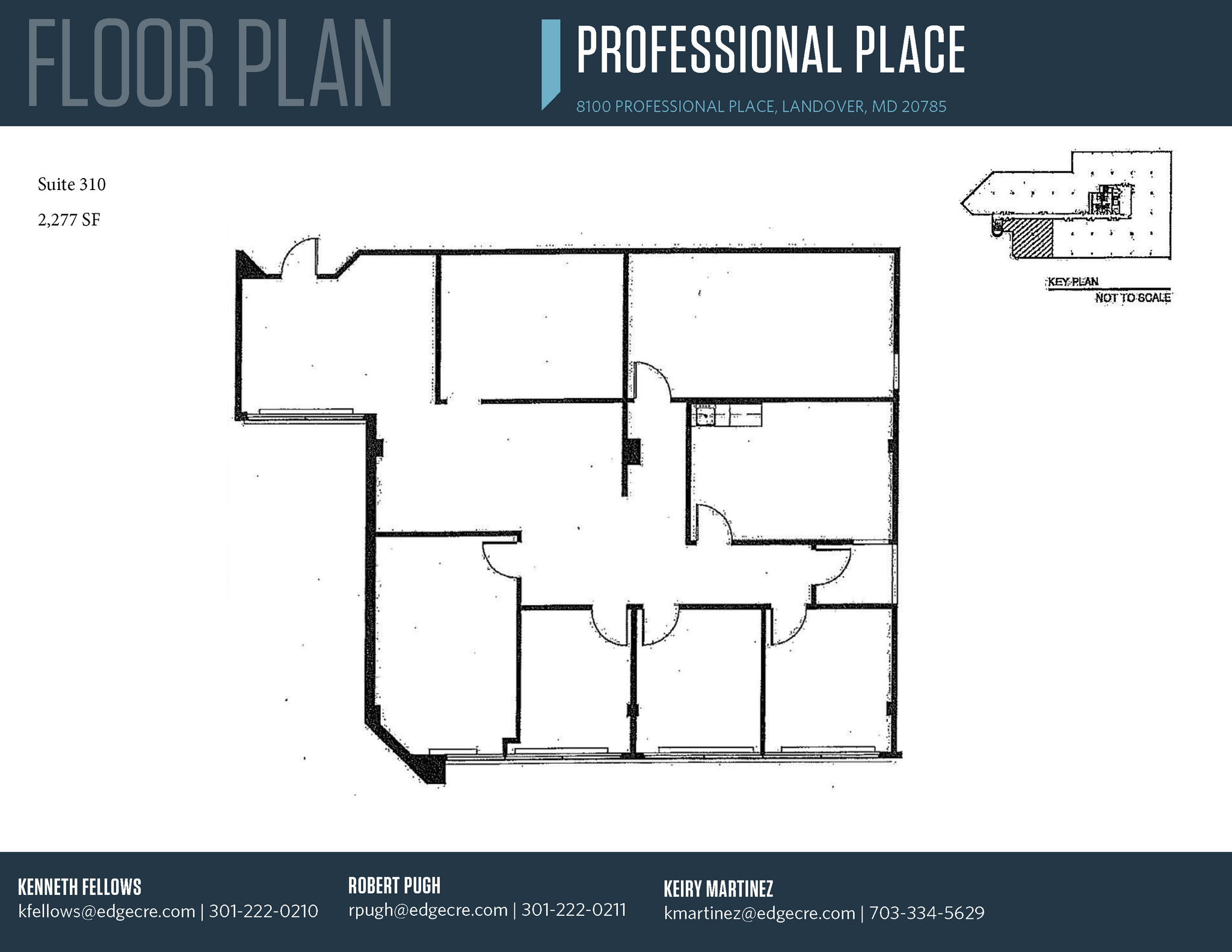 8100 Professional Pl, Landover, MD à louer Plan d’étage– Image 1 sur 1