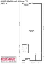 4124-4140 Billy Mitchell, Addison, TX à louer Plan d’étage– Image 2 sur 2